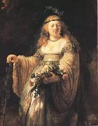 REMBRANDT Harmenszoon van Rijn flora (mk33) china oil painting reproduction